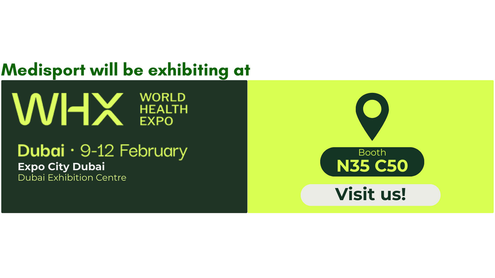 WHX World Heath Expo (Arab Health) 2026 di Dubai 